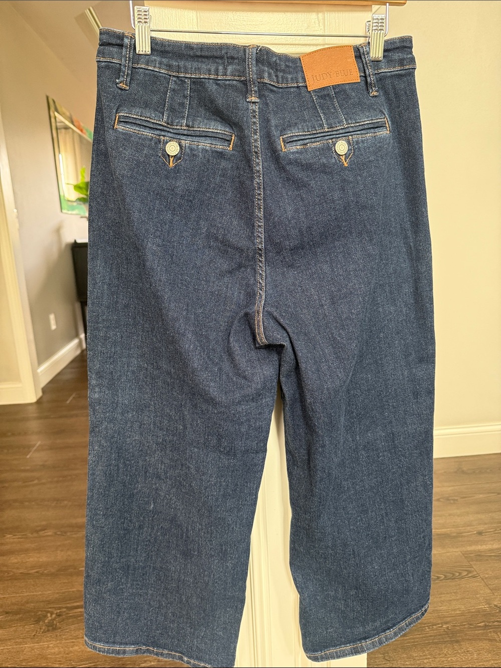 Judy Blue NWOT Wide Leg Cropped Women’s Jeans 31 - Picture 8 of 10